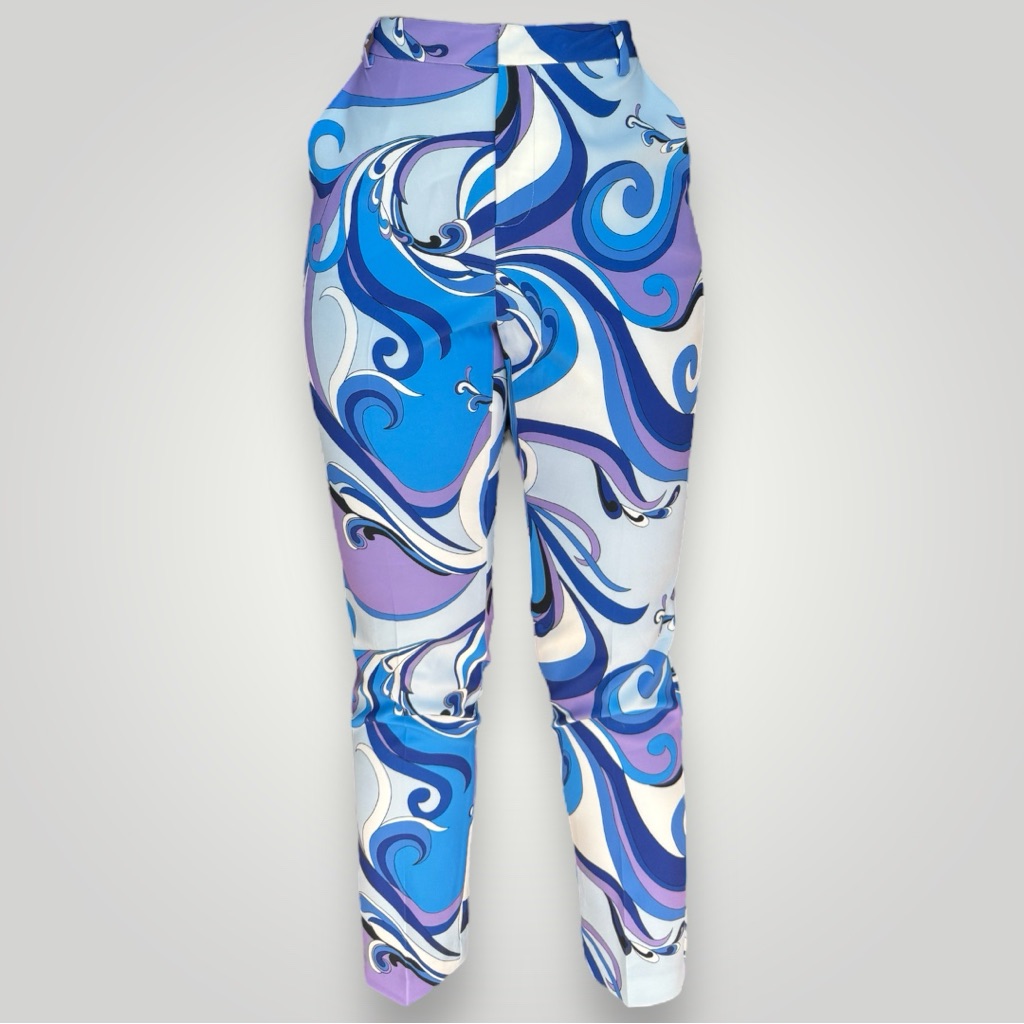 Lagence 498 Blue Printed Pants